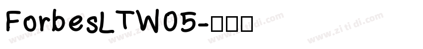 ForbesLTW05字体转换