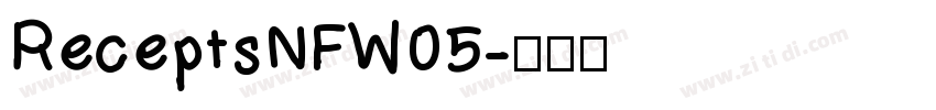 ReceptsNFW05字体转换
