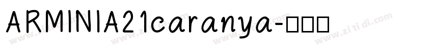 ARMINIA21caranya字体转换