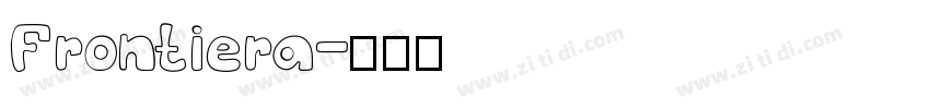 Frontiera字体转换