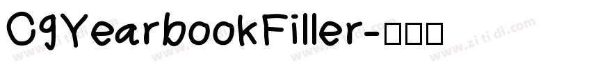 CgYearbookFiller字体转换