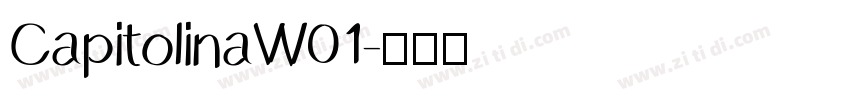 CapitolinaW01字体转换