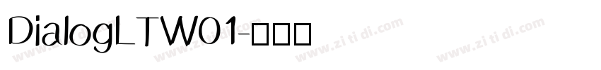 DialogLTW01字体转换