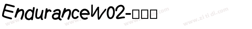 EnduranceW02字体转换