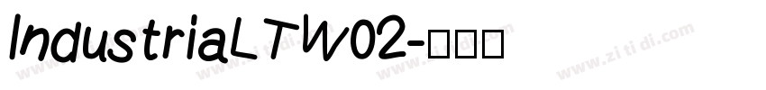 IndustriaLTW02字体转换