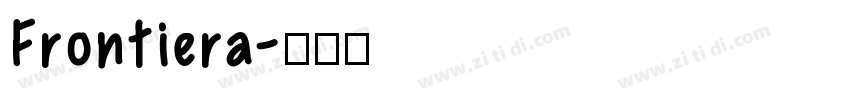 Frontiera字体转换