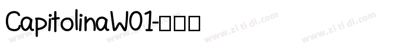 CapitolinaW01字体转换