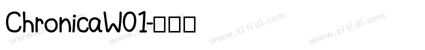 ChronicaW01字体转换