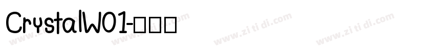 CrystalW01字体转换