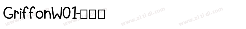 GriffonW01字体转换