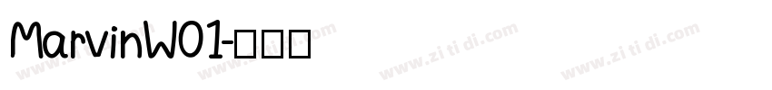 MarvinW01字体转换