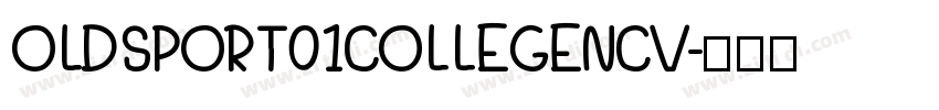 OLDSPORT01COLLEGENCV字体转换