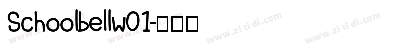 Schoolbellw01字体转换