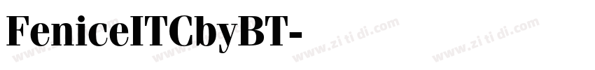 FeniceITCbyBT字体转换