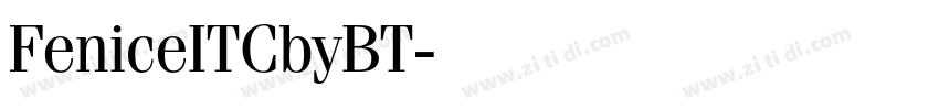 FeniceITCbyBT字体转换