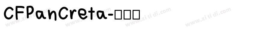 CFPanCreta字体转换
