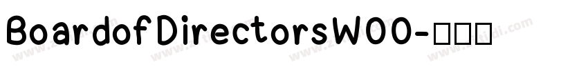 BoardofDirectorsW00字体转换