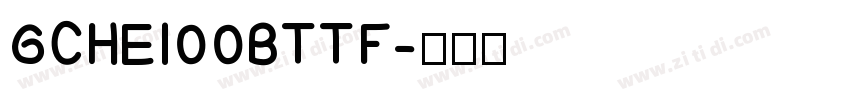 GCHEI00BTTF字体转换