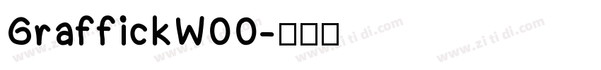 GraffickW00字体转换