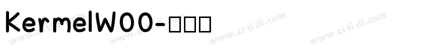 KermelW00字体转换