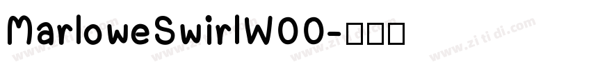 MarloweSwirlW00字体转换