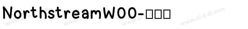 NorthstreamW00字体转换