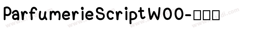 ParfumerieScriptW00字体转换