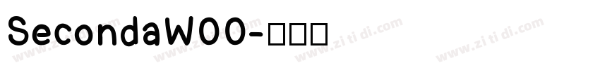 SecondaW00字体转换