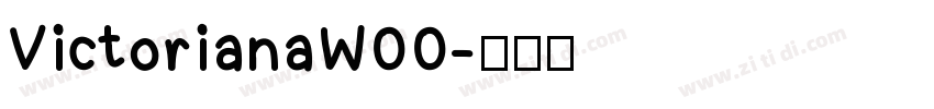 VictorianaW00字体转换