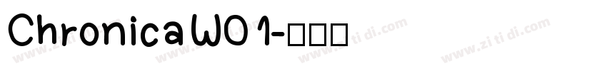 ChronicaW01字体转换