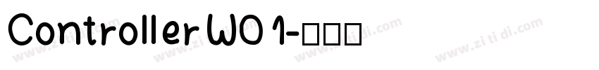 ControllerW01字体转换