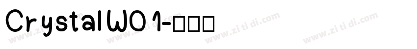CrystalW01字体转换