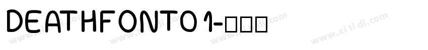 DEATHFONT01字体转换