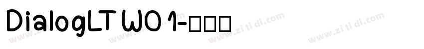 DialogLTW01字体转换