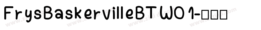 FrysBaskervilleBTW01字体转换