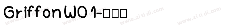 GriffonW01字体转换