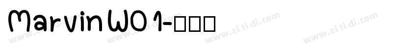 MarvinW01字体转换