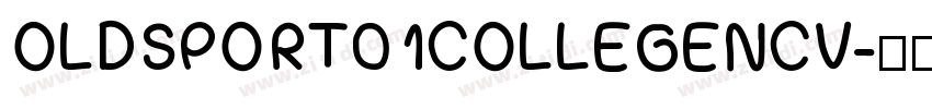 OLDSPORT01COLLEGENCV字体转换