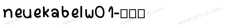 neuekabelw01字体转换