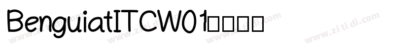 BenguiatITCW01字体转换