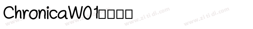 ChronicaW01字体转换