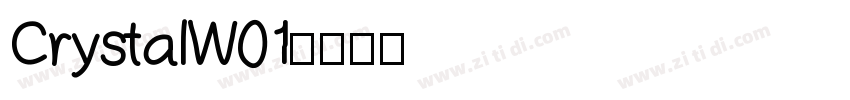 CrystalW01字体转换