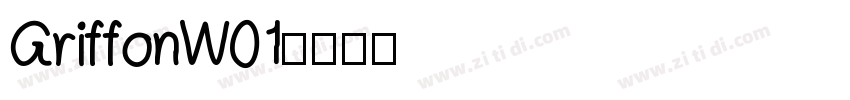 GriffonW01字体转换