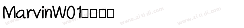 MarvinW01字体转换