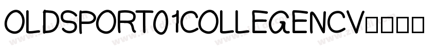 OLDSPORT01COLLEGENCV字体转换