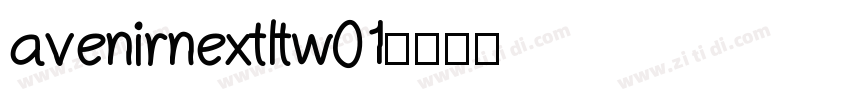 avenirnextltw01字体转换