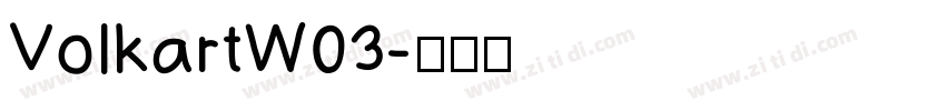 VolkartW03字体转换