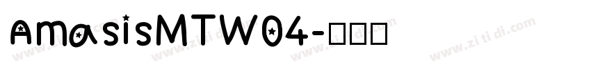 AmasisMTW04字体转换