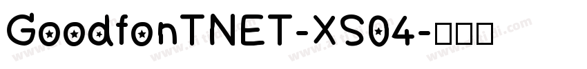 GoodfonTNET-XS04字体转换
