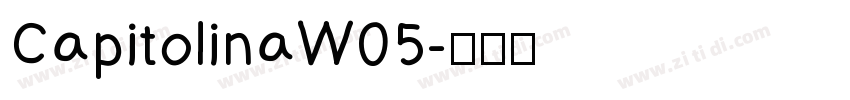 CapitolinaW05字体转换